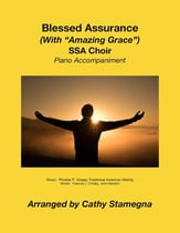 Blessed Assurance (with Amazing Grace) SSA Choir, Piano Accompaniment SSA choral sheet music cover